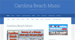 Desktop Screenshot of carolinabeachmusic.com