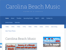 Tablet Screenshot of carolinabeachmusic.com